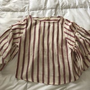 Listicle Ascot & Hart striped top